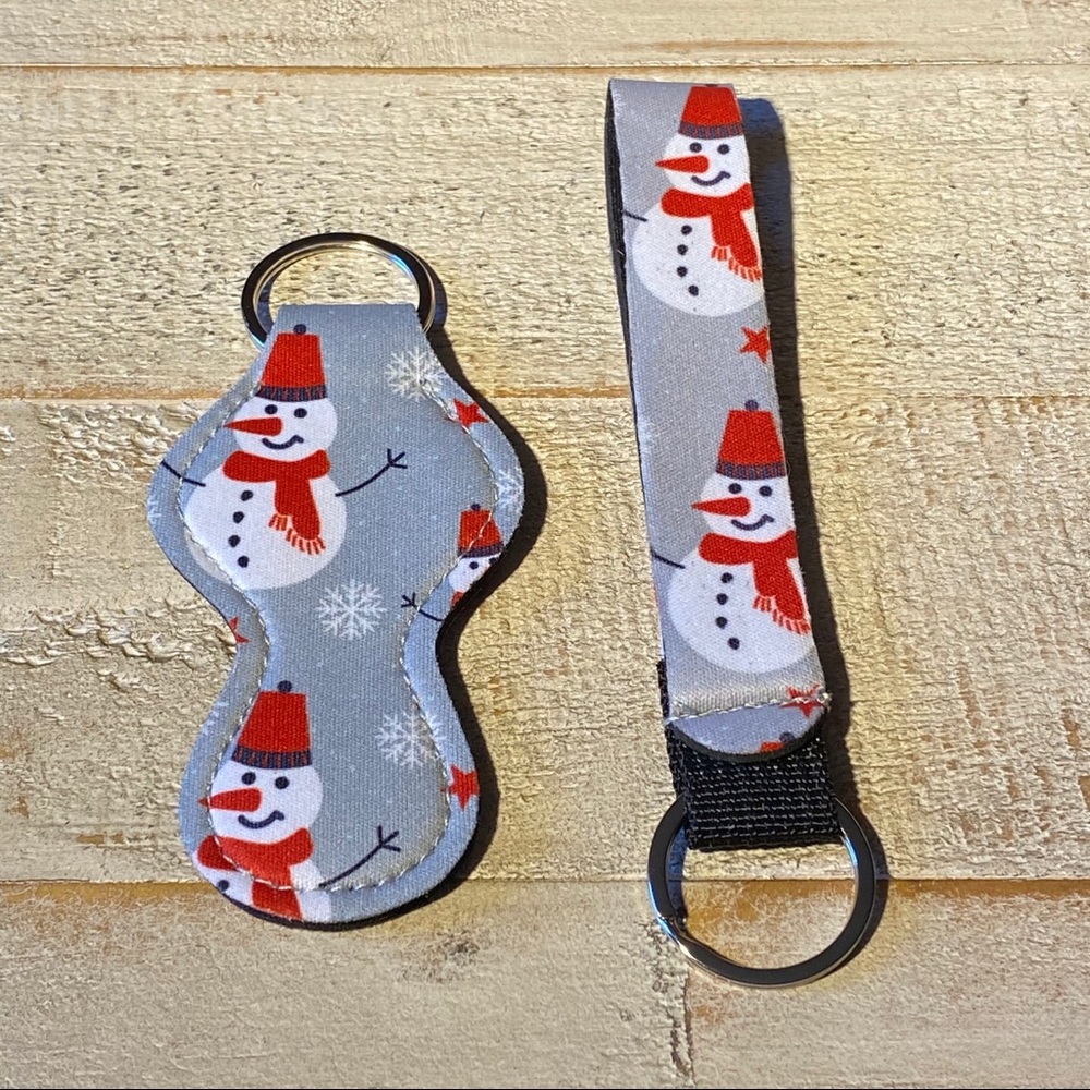 3 for $15 Lip Balm Holder + Keychain Snowman - Picture 5 of 5